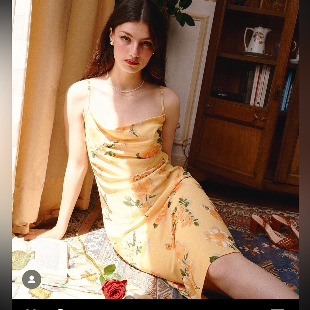 Simple Retro Sun Dress size S